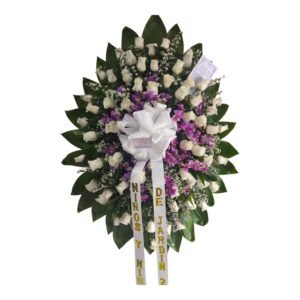 FUNEBRE CON ORQUIDEAS