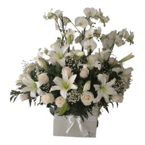 Ramo Fúnebre de Orquídeas y Lirios en Cali
